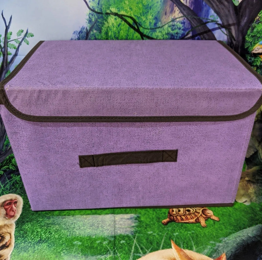 Caja Organizadora Con Tapa Ecocaja Tela 37x24x24 cm.