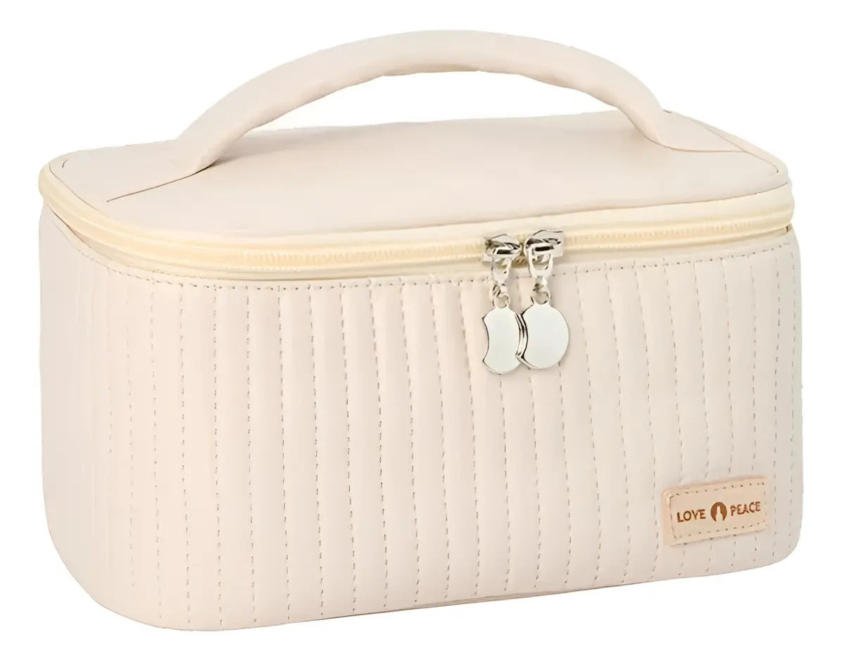 Cosmetiquero Organizador de Maquillaje Beige