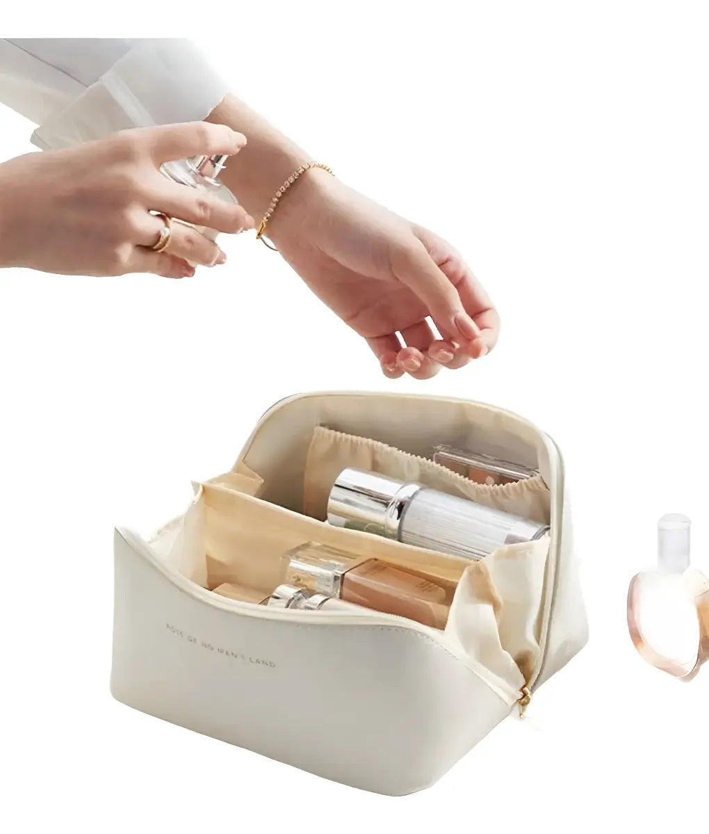 Neceser Cosmetiquero Ecocuero Beige