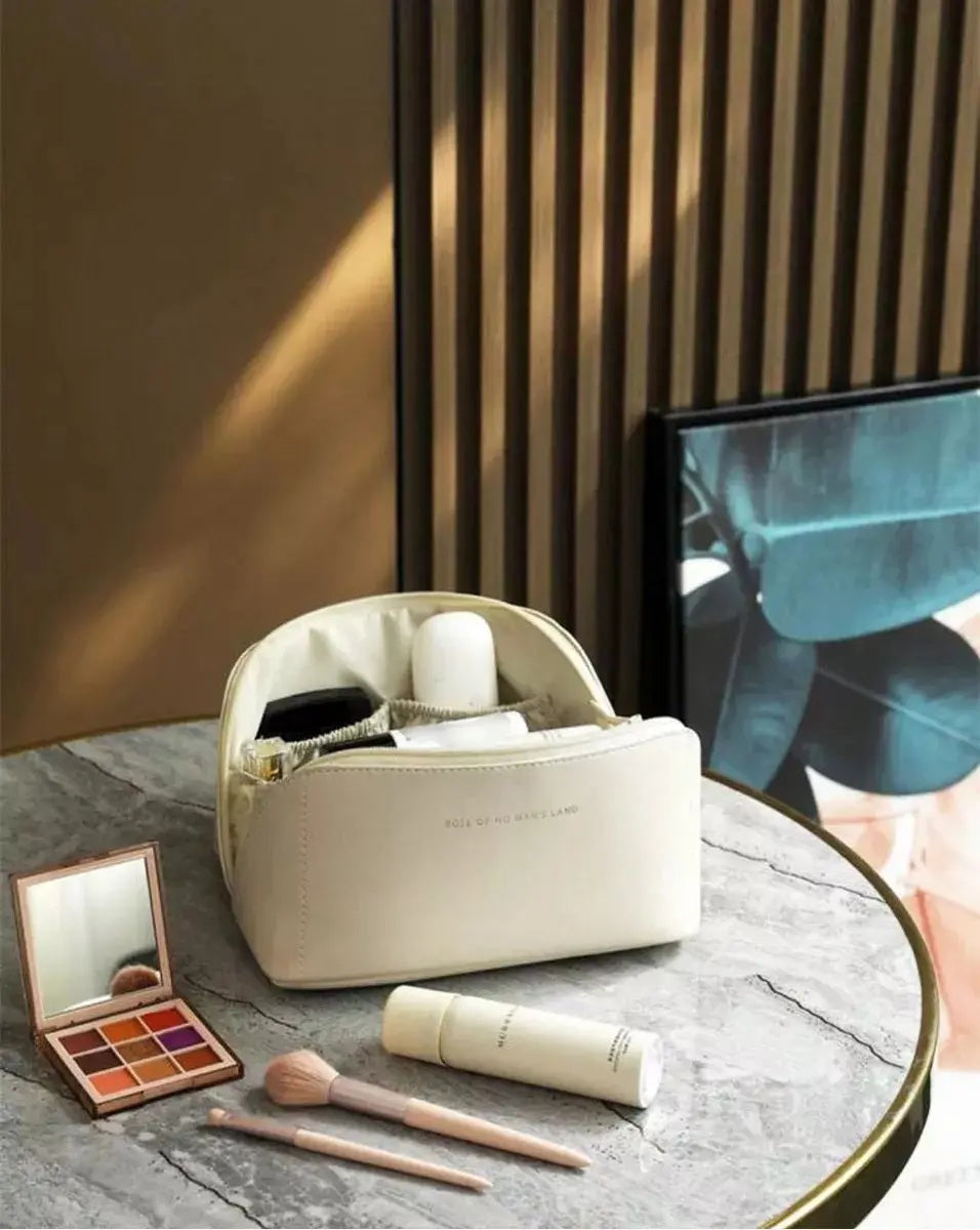 Neceser Cosmetiquero Ecocuero Beige