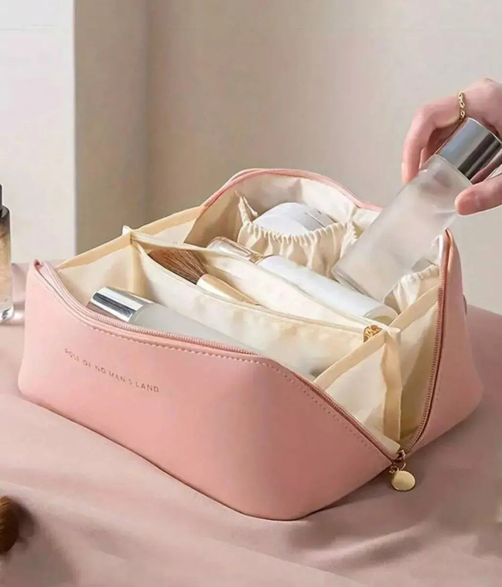 Neceser Cosmetiquero Ecocuero Beige