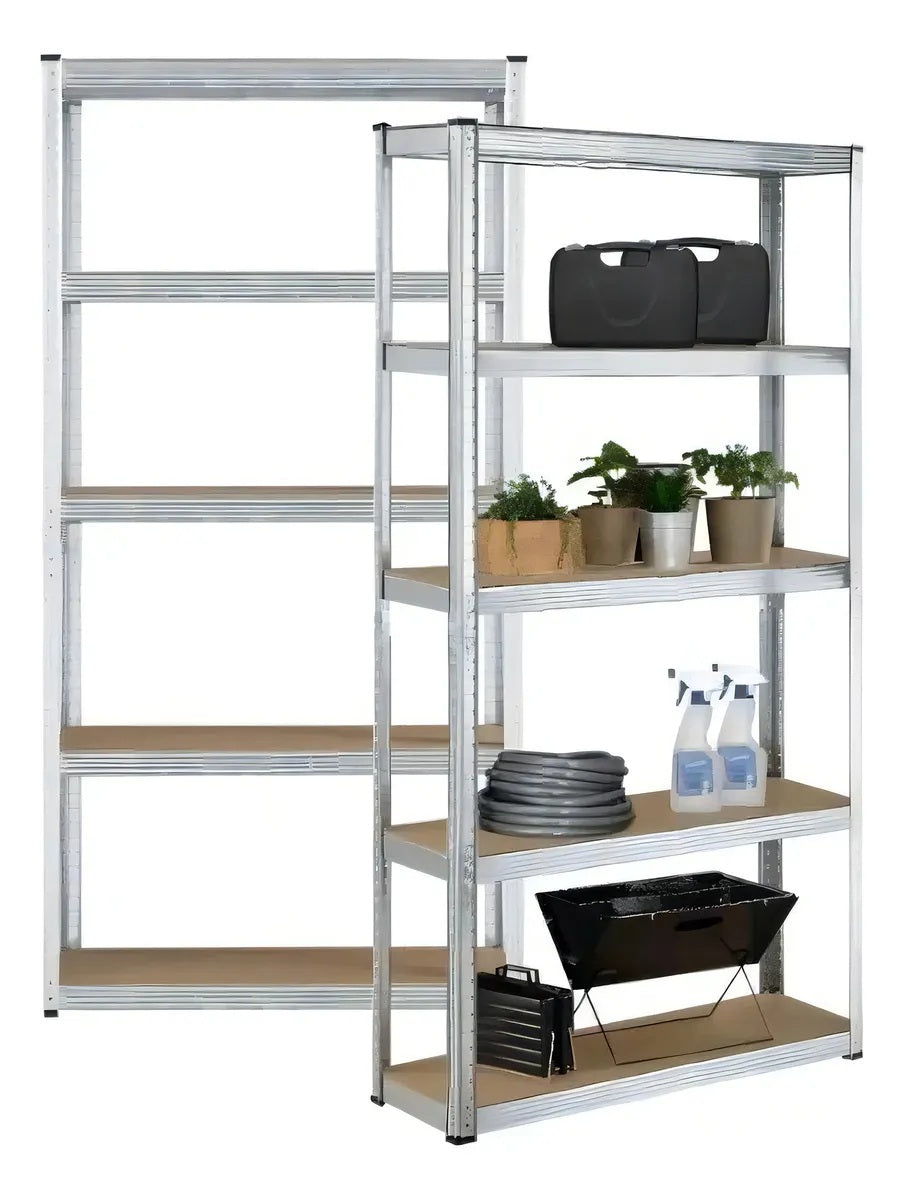 Rack Metálico  180x90x40, Acero Galvanizado Marrón Claro