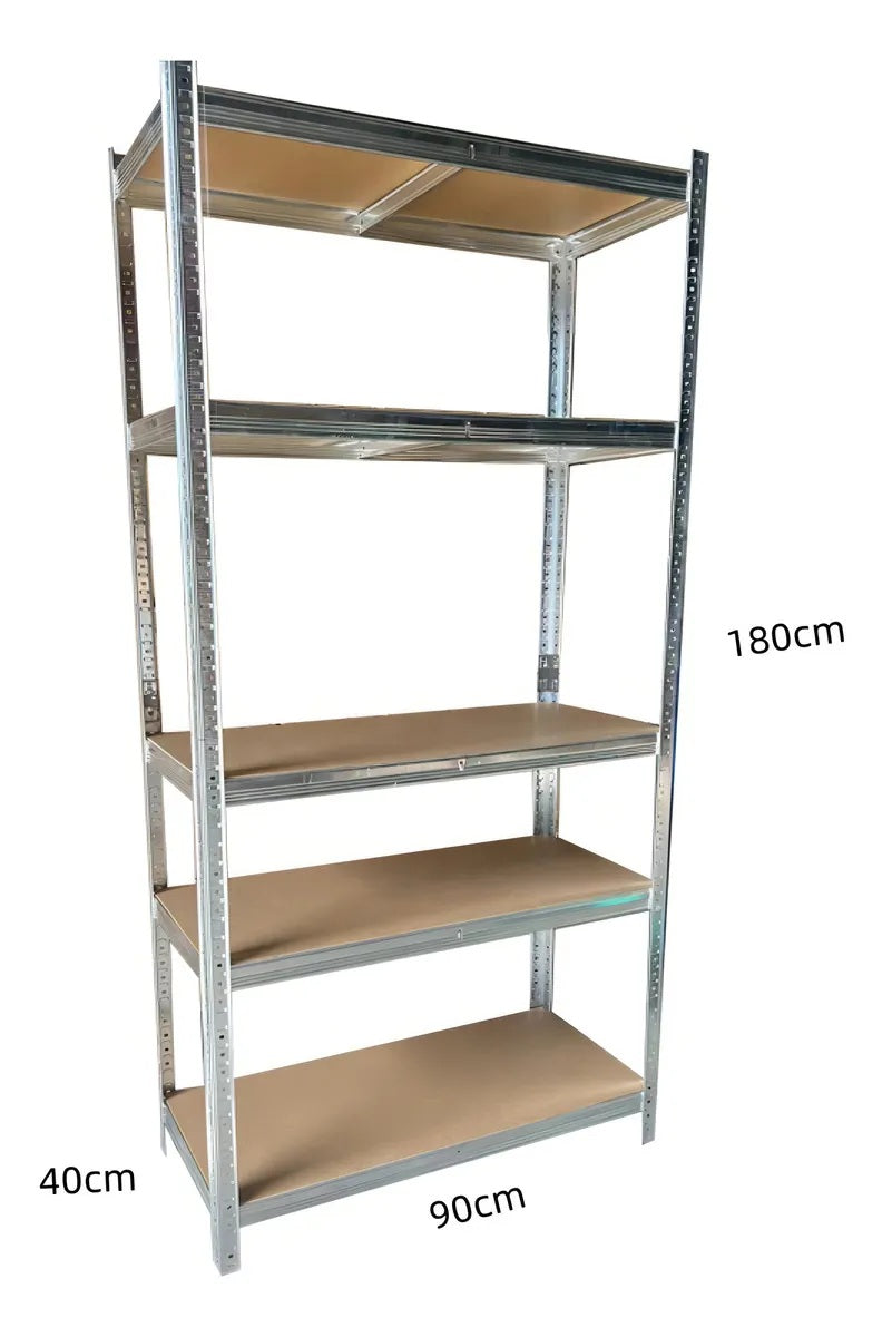 Rack Metálico  180x90x40, Acero Galvanizado Marrón Claro